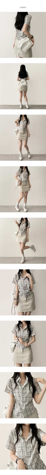 Egg Ivory Leather Backpack