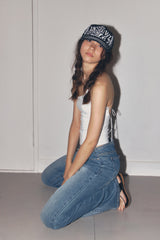 ウォッシュステッチボールキャップ - DENIM BLUE