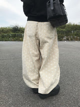 ポールスタードットコットンバルーンパンツ（2c)