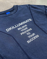 ビリーブユアプロセスTシャツ (Blue)