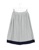 Bert Color Matching Banding Flower Midi Skirt
