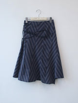 zigzag pattern midi skirt 
