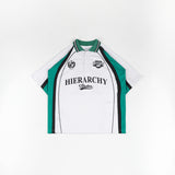 HIERARCHY STUDIOS Unruled - Ivory Rugby Oversized Polo Jersey