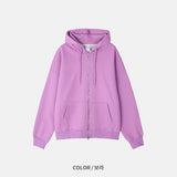 two way hood zip up