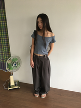 Muse Off-shoulder T-shirt (3color) 