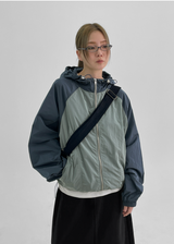 [MADE] Matthew Glossy Windbreaker Jumper