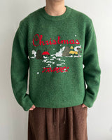 Christmas Embroidery Knit