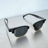 Black Gold Semi-Rim Sunglasses