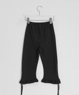 Liline Ribbon Shirring Capri Leggings Pants