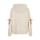 13DE MARZO Doozoo Hollow Heart Zip Hoodie