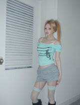 rope y2k top(2 color)
