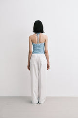 knit top (sky blue)