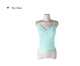 Kiruck Dot Lace Cap Sleeveless