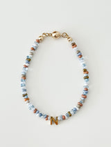 Seasalt Chocolate Beads Initials Bracelet