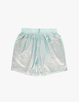 OPAQUE MESH LAYERED SHORT PANTS MINT
