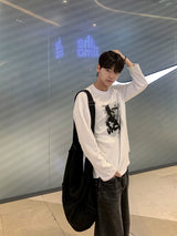 タイムプリンティング長袖Tシャツ