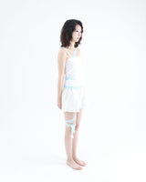 LACE SHORTS PANTS WHITE