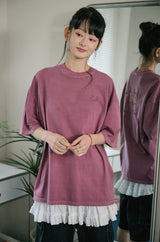 Cat Stitch Pigment Short Sleeve Tee