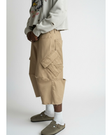 VTG BACK BOOTS CARGO SHORTS_BEIGE