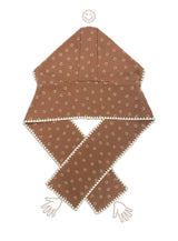 smile hood muffler brown