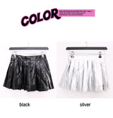 シャイニングレザープリーツスカート(アンダーパンツ/2color)