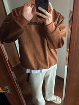 ASCLO R Suede Sweat Shirt (3color)