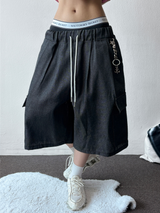 Nulang Non-Fade Keyring Hip Cargo Bermuda 2 Color 