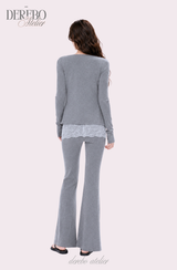 Racing Stretch Flare Soft Pants