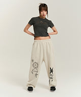 SUNMARK SWEAT PANTS (OATMEAL)