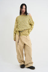 Mitten Summer Flower Knit