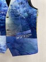 Blue Overlap Waistcoat