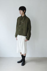 buckle neck field jacket