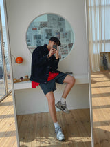 [A-P9944] スタンダードデニムショートパンツ (2色)