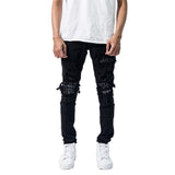 M1 Tri Batik Black - Celana Jeans