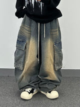 western cargo balloon pants