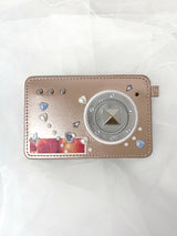 CAMERA CARD WALLET PINK