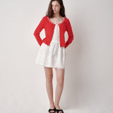 Scallop Band Skirt (White)