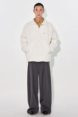 90% white duck down double-color shirt-style small lapel design down jacket