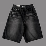 NOS124 ブラックレーザーバミューダパンツ (S ~ L)