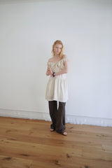 シルキーシャーリングドレス_beige