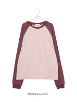 [unisex] Clove Over Fit Raglan Long Sleeve Tee