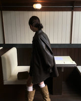 Our Leather Middle Jacket