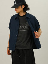 DEE Crop Roll-up Half Work Shirts
