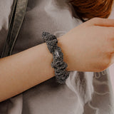 MINI METAL SCRUNCHIE (SILVER)