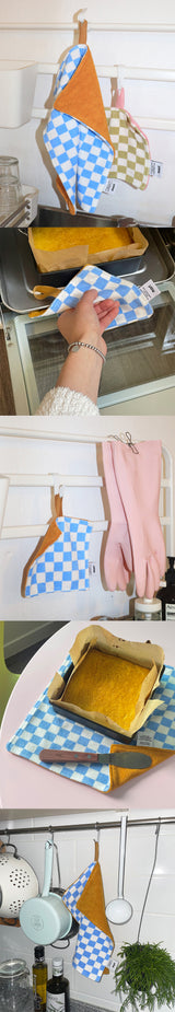 Check kitchen cloth S (4color)
