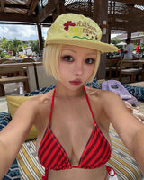 クローバー ナイロン スナップバック ボールキャップ