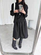 mui tie 2way blouse (2color)