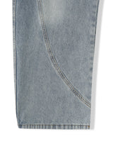 wave washed denim pants(4colors)