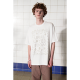 ボタンロゴTシャツ / WHITE