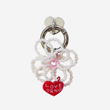[MADE]Pearl Flower Bead Keyring&Tok
